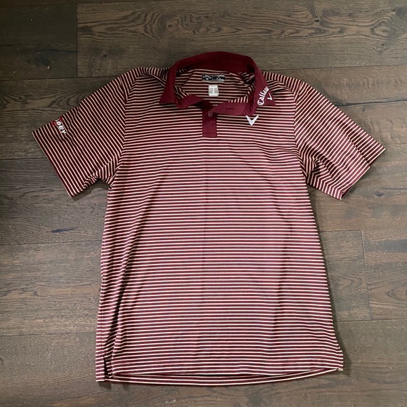 Men’s Striped Callaway Golf Polo - Picture 1 of 2
